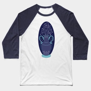 Aquarius Vase (Navy) Baseball T-Shirt